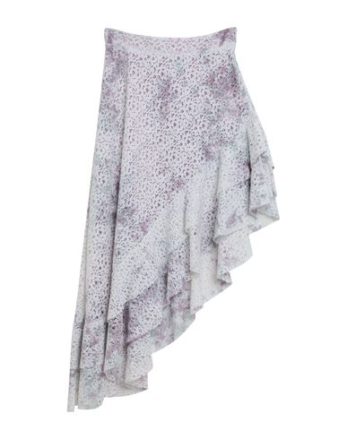 Amen Woman Mini Skirt Lilac Size 8 Cotton, Polyamide In Purple