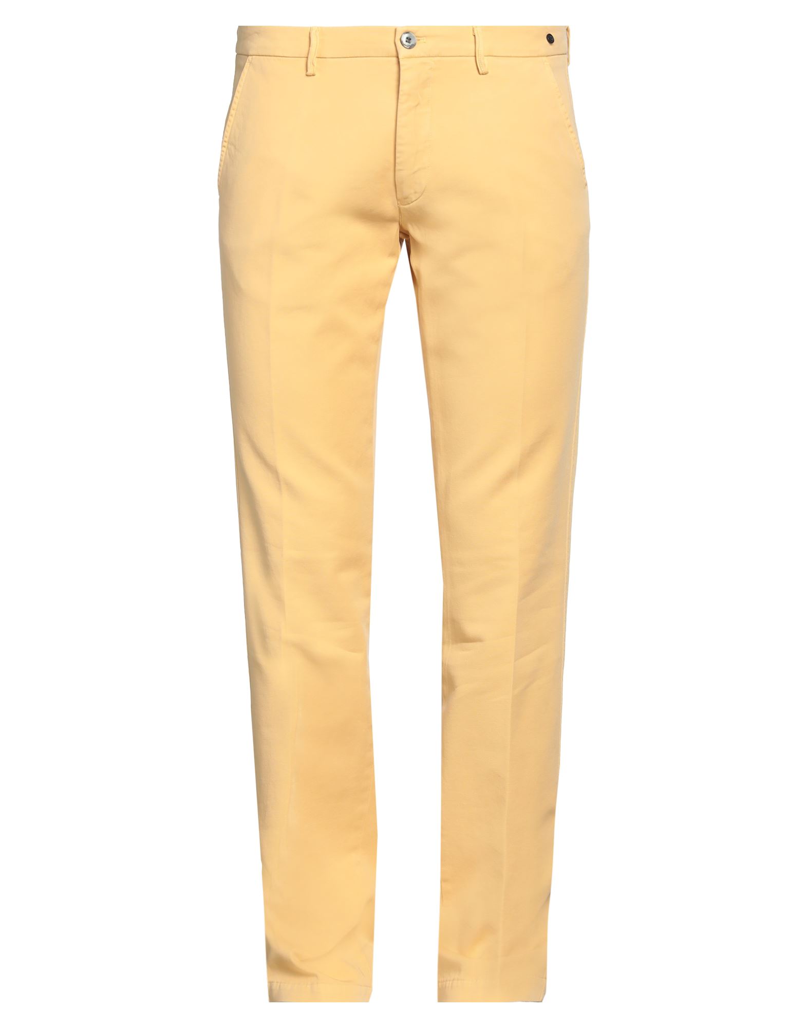 Mason's Man Pants Light Yellow Size 38 Cotton, Elastane