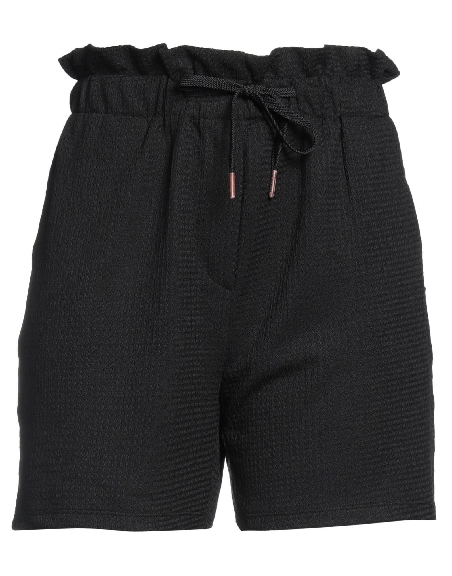 Garcia Woman Shorts & Bermuda Shorts Black Size Xs Polyester, Elastane