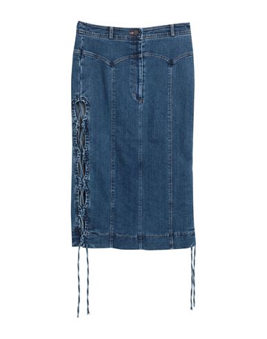 Rejina Pyo Woman Denim Skirt Blue Size 4 Organic Cotton, Elastane
