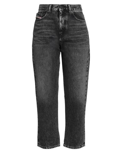 Diesel Woman Jeans Black Size 27w-30l Cotton, Hemp