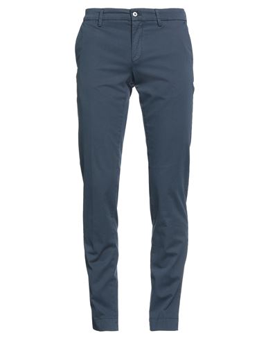 Mason's Man Pants Navy Blue Size 30 Cotton, Elastane In Navy Blue