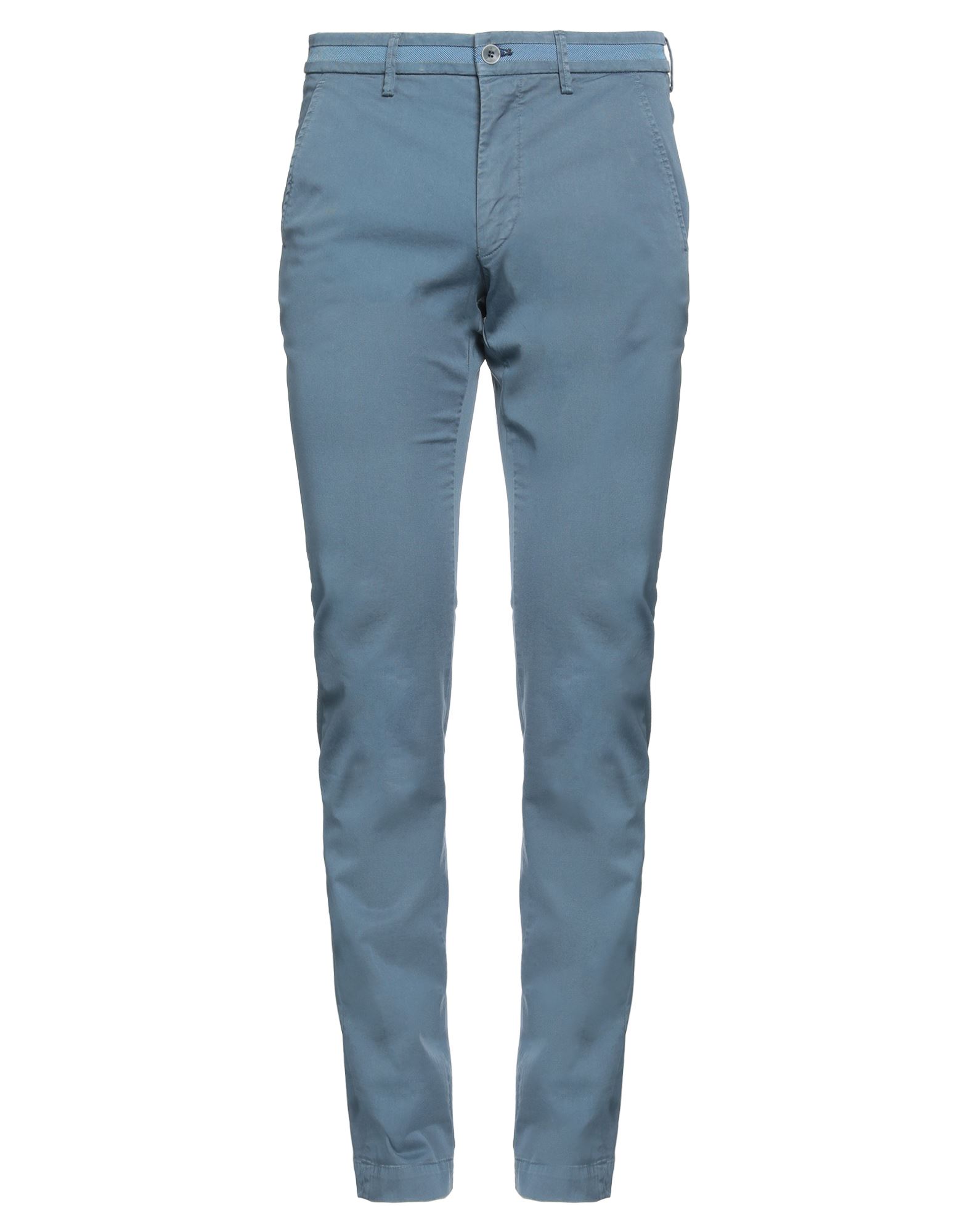 Mason's Man Pants Navy Blue Size 40 Linen, Cotton, Elastane In Slate Blue