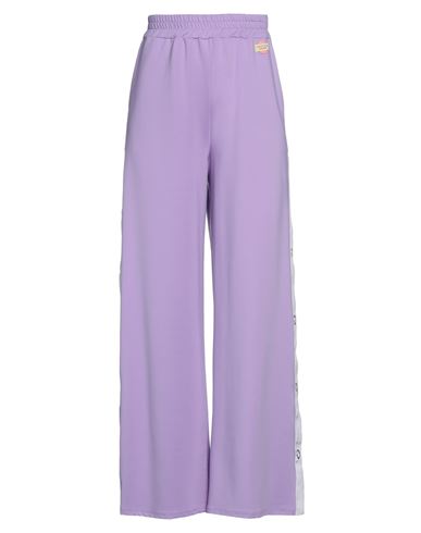 Shop Twenty Easy By Kaos Woman Pants Lilac Size S Polyester, Elastane In Purple