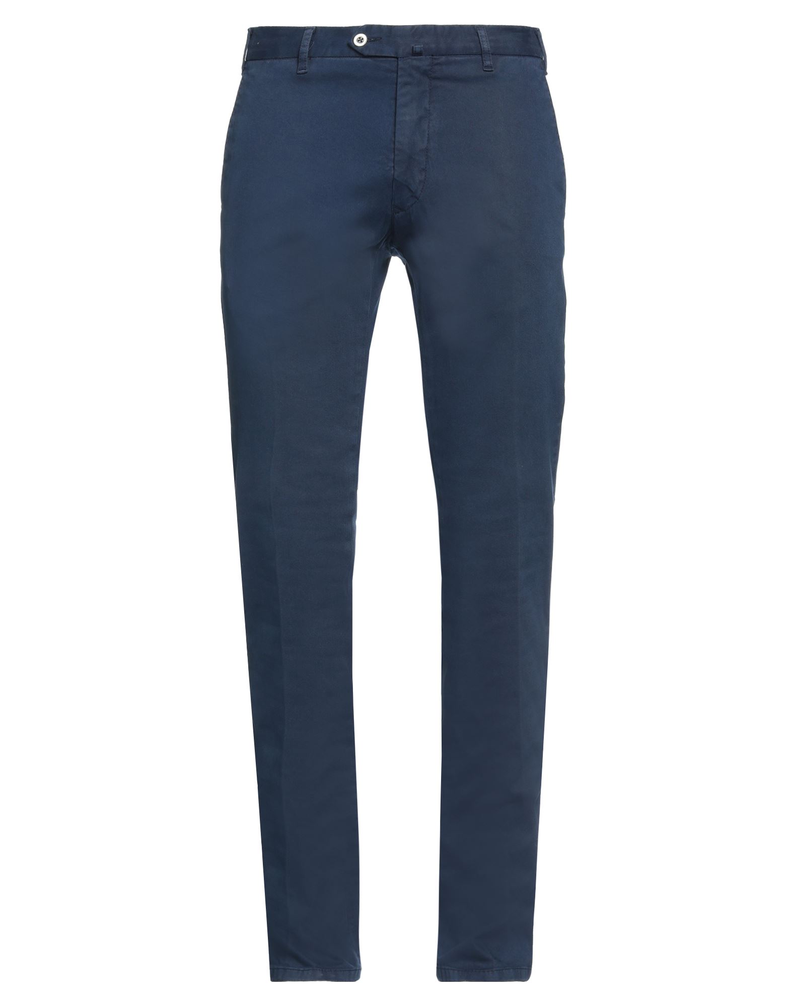 Brando Man Pants Navy Blue Size 40 Cotton, Elastane
