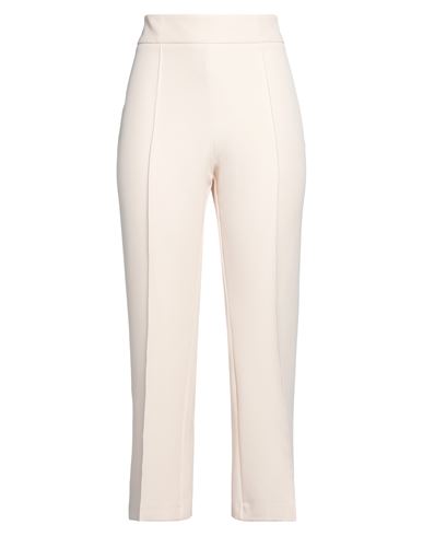 Materica Woman Pants Beige Size 10 Polyester, Elastane