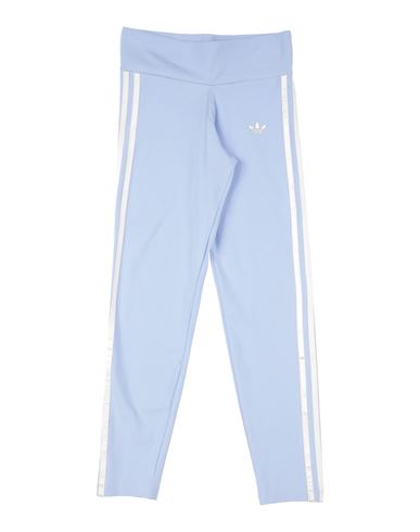 Adidas Originals Babies'  Toddler Girl Leggings Light Blue Size 5 Cotton, Elastane