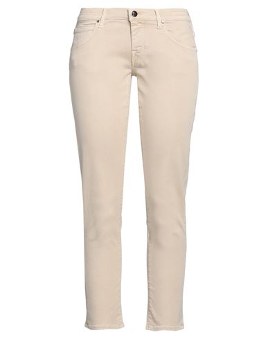 Jacob Cohёn Woman Denim Pants Beige Size 26 Cotton, Polyester, Elastane In Beige
