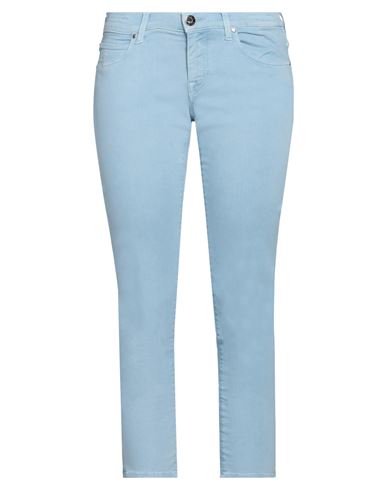 Jacob Cohёn Woman Denim Pants Light Blue Size 25 Cotton, Polyester, Elastane
