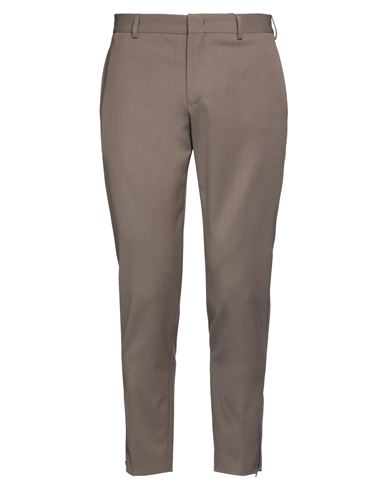 Pt Torino Man Pants Dove Grey Size 36 Polyester, Wool, Elastane
