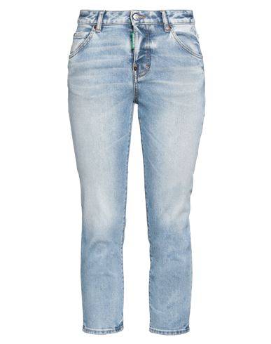 Dsquared2 Denim Cropped In Blue