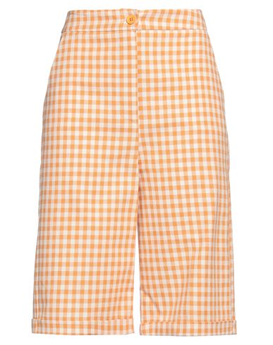 Chapeau Woman Shorts & Bermuda Shorts Orange Size 8 Cotton