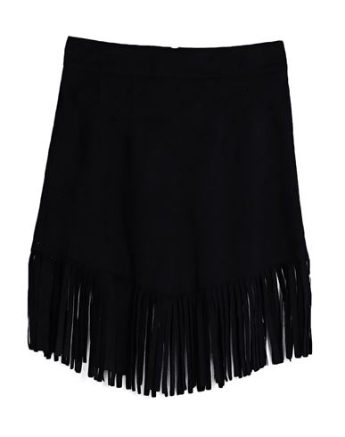 Relish Woman Mini Skirt Black Size 6 Polyester, Elastane