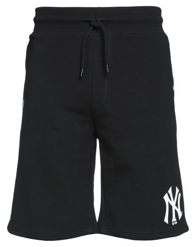 47 Man Shorts & Bermuda Shorts Black Size L Cotton, Polyester
