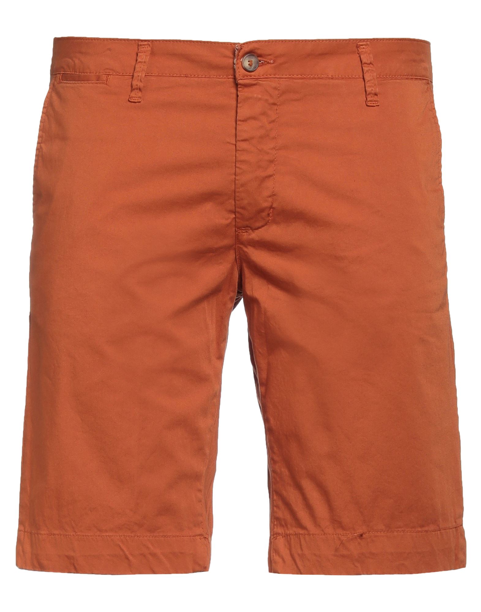 Rar Man Shorts & Bermuda Shorts Brick Red Size 28 Cotton, Elastane