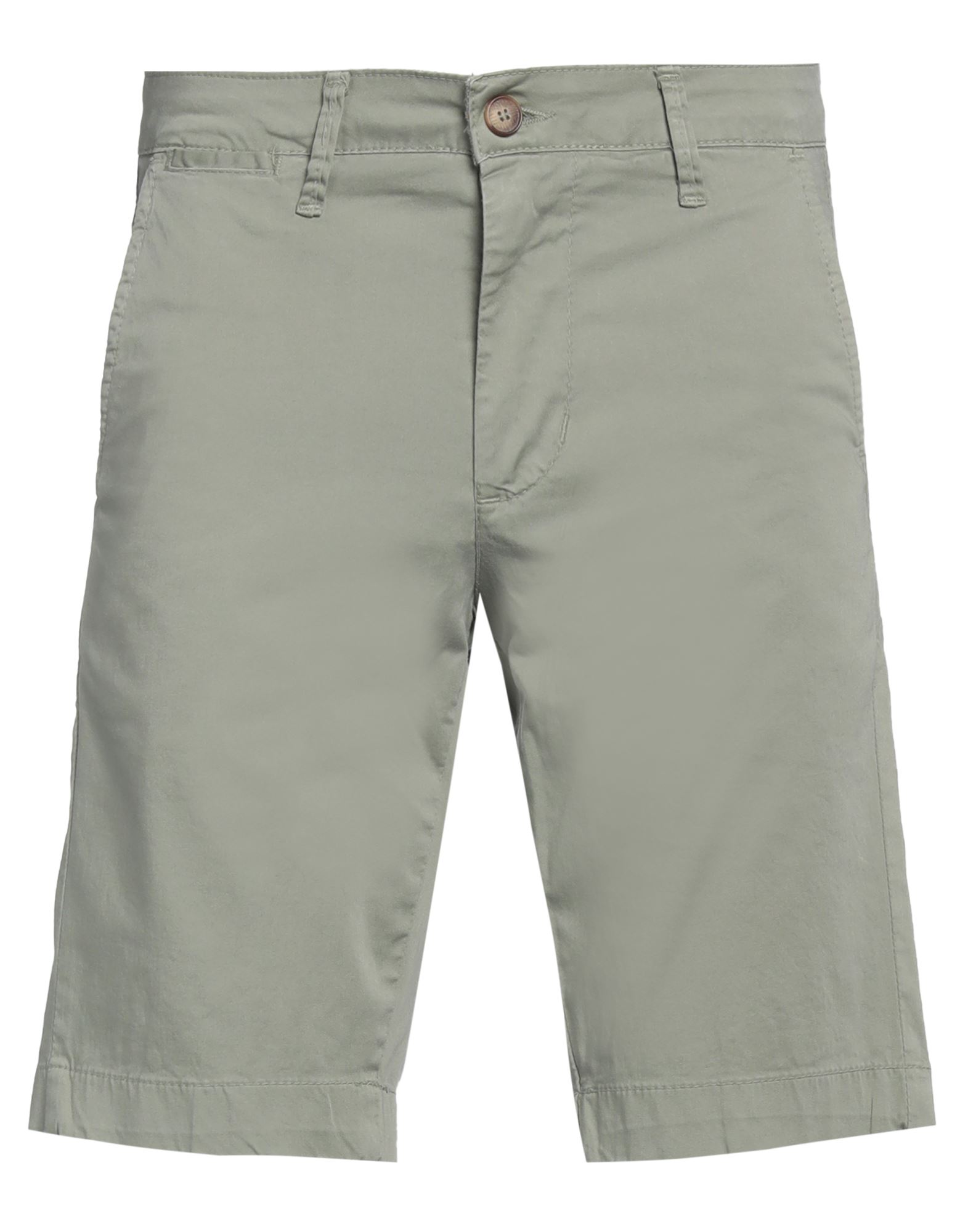 Rar Man Shorts & Bermuda Shorts Sage Green Size 26 Cotton, Elastane