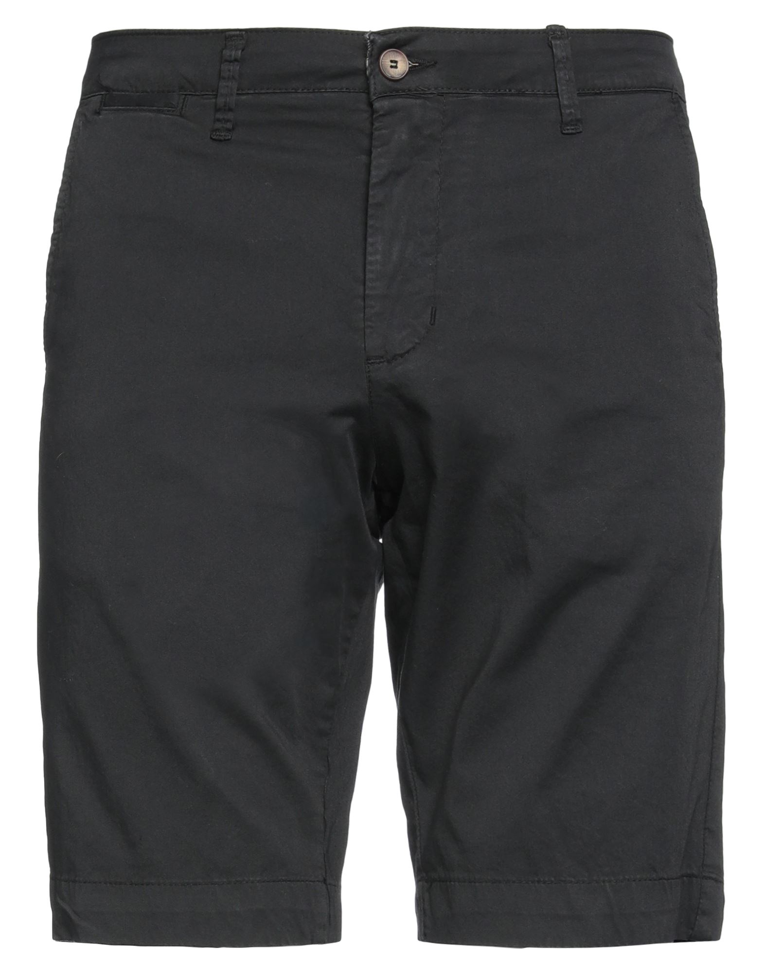 Rar Man Shorts & Bermuda Shorts Black Size 26 Cotton, Elastane