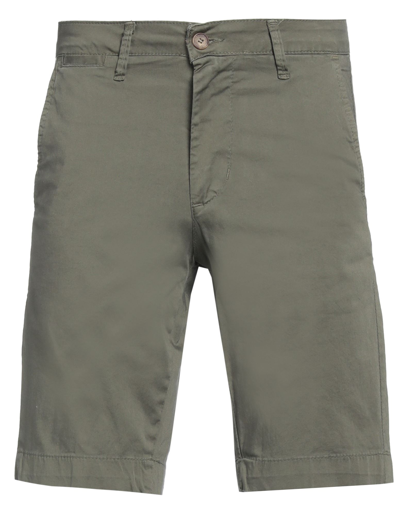 Rar Man Shorts & Bermuda Shorts Military Green Size 26 Cotton, Elastane
