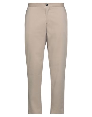Shop Selected Homme Man Pants Beige Size 34w-34l Organic Cotton, Recycled Polyester, Elastane