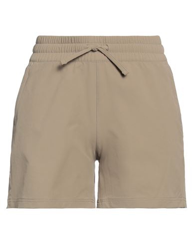 Odlo Woman Shorts & Bermuda Shorts Camel Size 6 Polyamide, Elastane In Beige