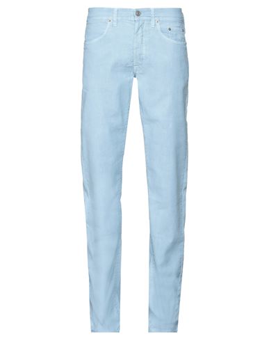 Siviglia Man Jeans Light Blue Size 30 Cotton, Linen