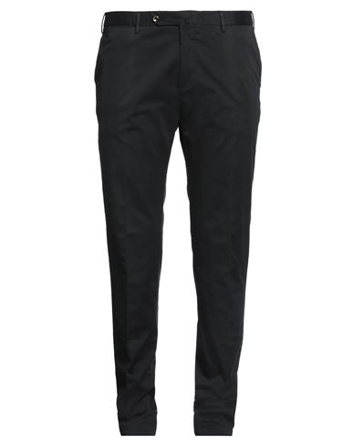 Pt Torino Man Pants Black Size 40 Cotton, Elastane In Black
