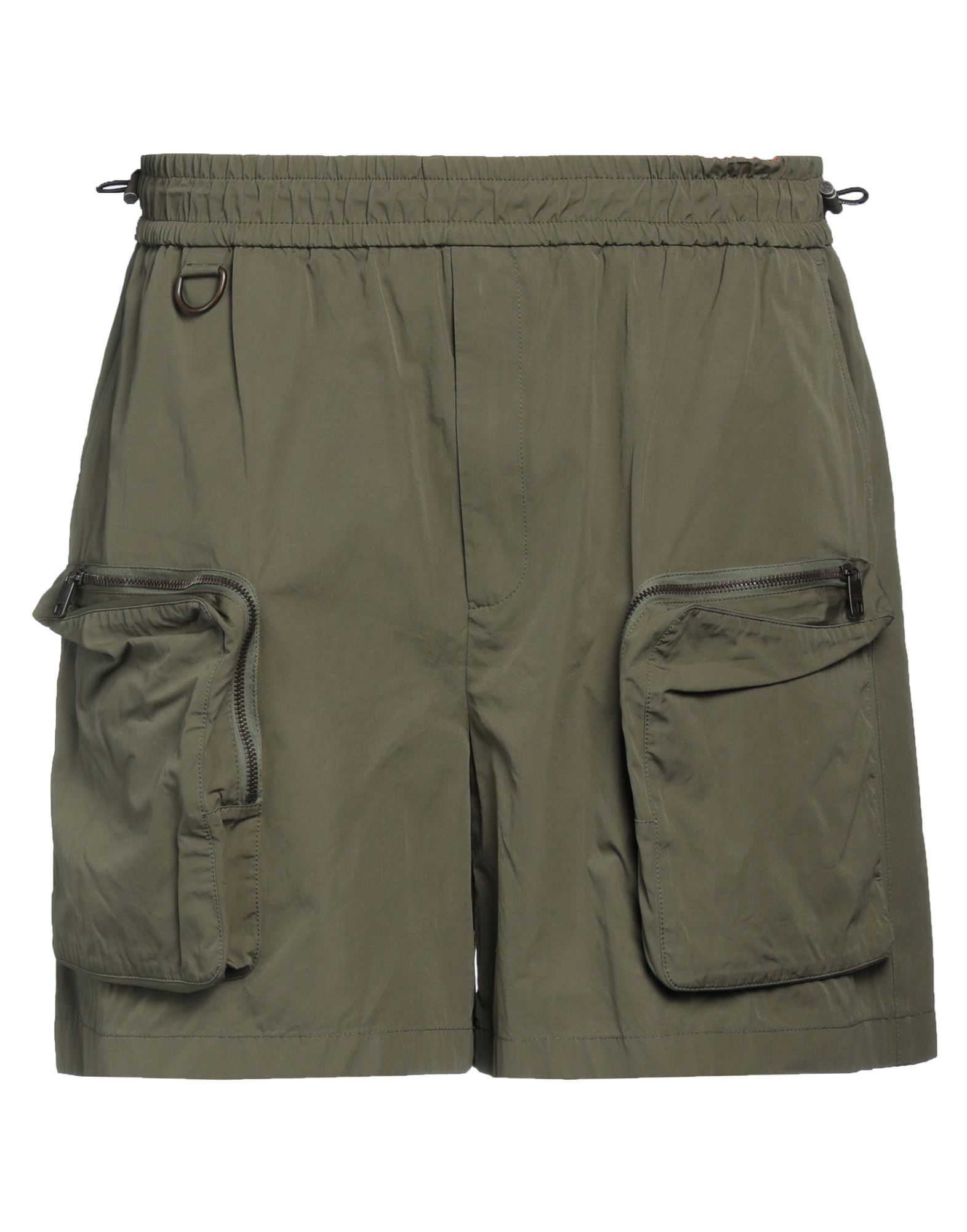 Dolce & Gabbana Man Shorts & Bermuda Shorts Military Green Size 38 Cotton, Polyamide