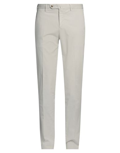 Pt Torino Man Pants Ivory Size 40 Cotton, Elastane In White