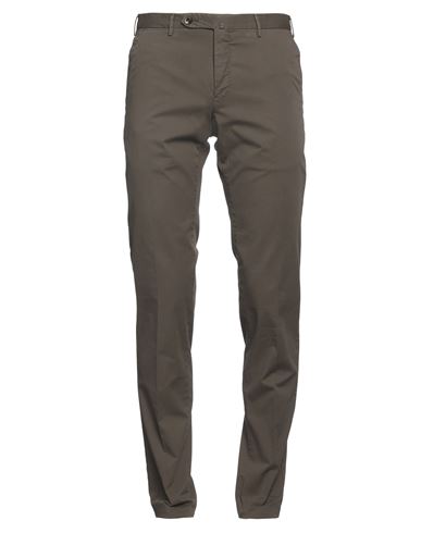 Pt Torino Man Pants Lead Size 42 Cotton, Elastane In Grey