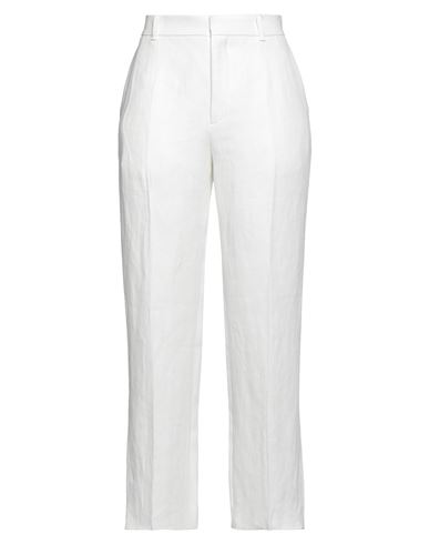 Shop Chloé Woman Pants White Size 10 Linen