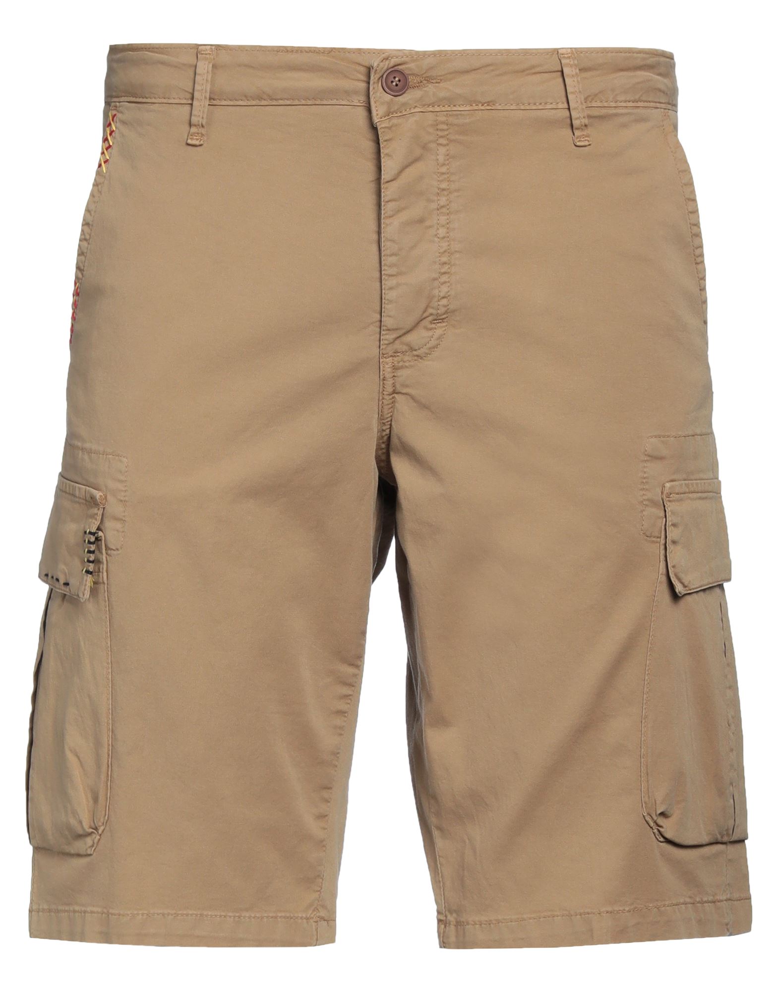 Rar Man Shorts & Bermuda Shorts Camel Size 28 Cotton, Elastane In Beige