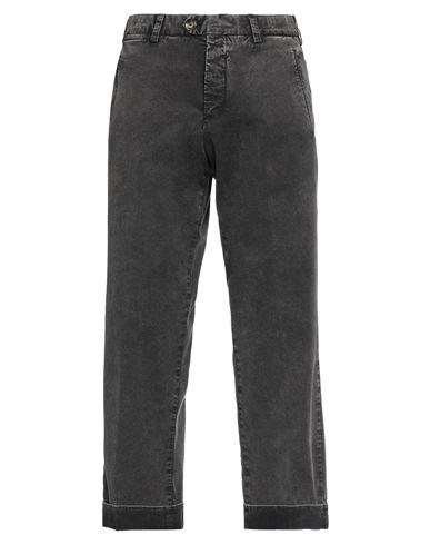 Pt Torino Man Jeans Steel Grey Size 34 Cotton, Elastane