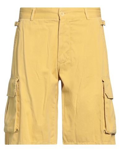 Addiction Man Shorts & Bermuda Shorts Ocher Size 34 Cotton In Yellow