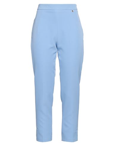 Relish Woman Pants Light Blue Size 12 Polyester, Elastane