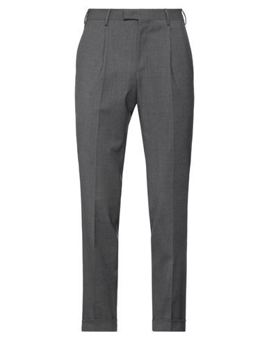 Pt Torino Man Pants Lead Size 36 Virgin Wool, Elastane In Grey