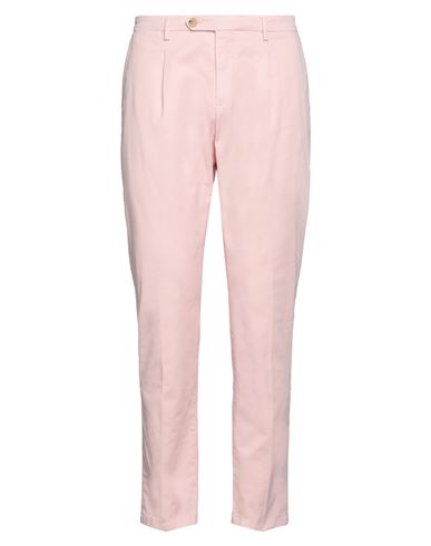 Yan Simmon Man Pants Pink Size 40 Cotton, Elastane