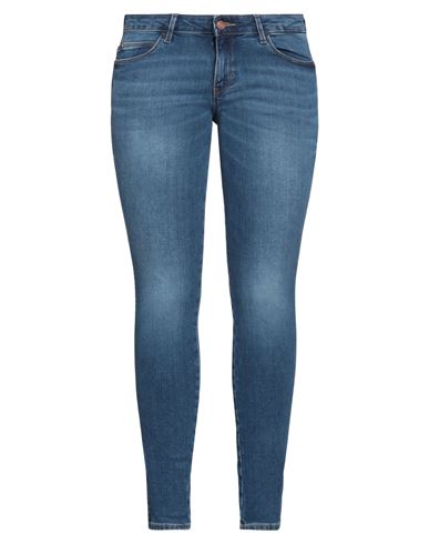 Guess Woman Jeans Blue Size 24w-32l Cotton, Elastomultiester, Elastane