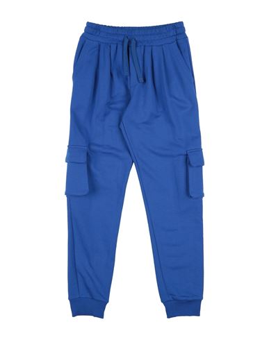 Dolce & Gabbana Babies'  Toddler Boy Pants Blue Size 7 Cotton, Elastane, Brass, Polyester