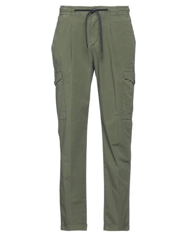 NO LAB NO LAB MAN PANTS MILITARY GREEN SIZE 30 COTTON, ELASTANE