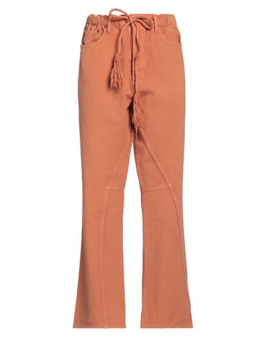 Dr. Collectors Woman Pants Rust Size M Cotton In Red