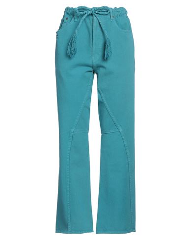Dr. Collectors Woman Pants Deep Jade Size S Cotton In Green