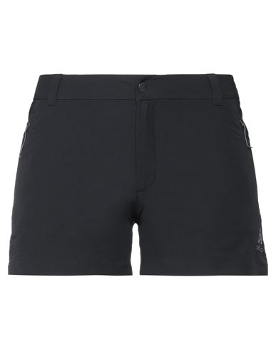 Odlo Woman Shorts & Bermuda Shorts Black Size 10 Polyester, Elastane