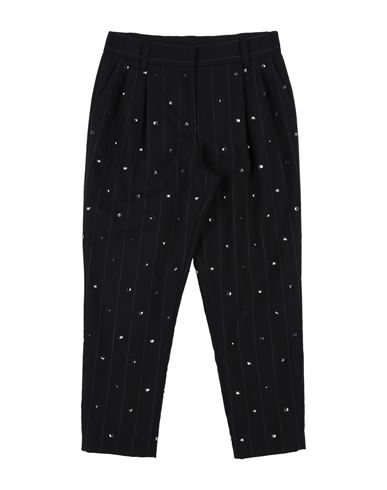 Dolce & Gabbana Babies'  Toddler Girl Pants Black Size 6 Polyester, Viscose, Wool, Elastane