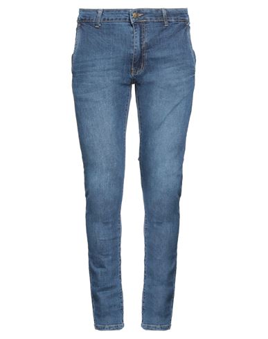 Liu •jo Man Man Denim Pants Blue Size 40 Cotton, Elastane