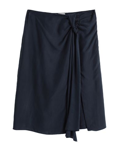 L'autre Chose L' Autre Chose Woman Midi Skirt Midnight Blue Size 4 Cupro, Viscose