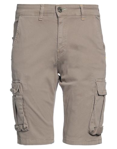 Displaj Man Shorts & Bermuda Shorts Dove Grey Size 28 Cotton, Elastane