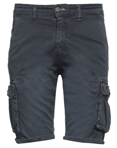 Displaj Man Shorts & Bermuda Shorts Navy Blue Size 28 Cotton, Elastane