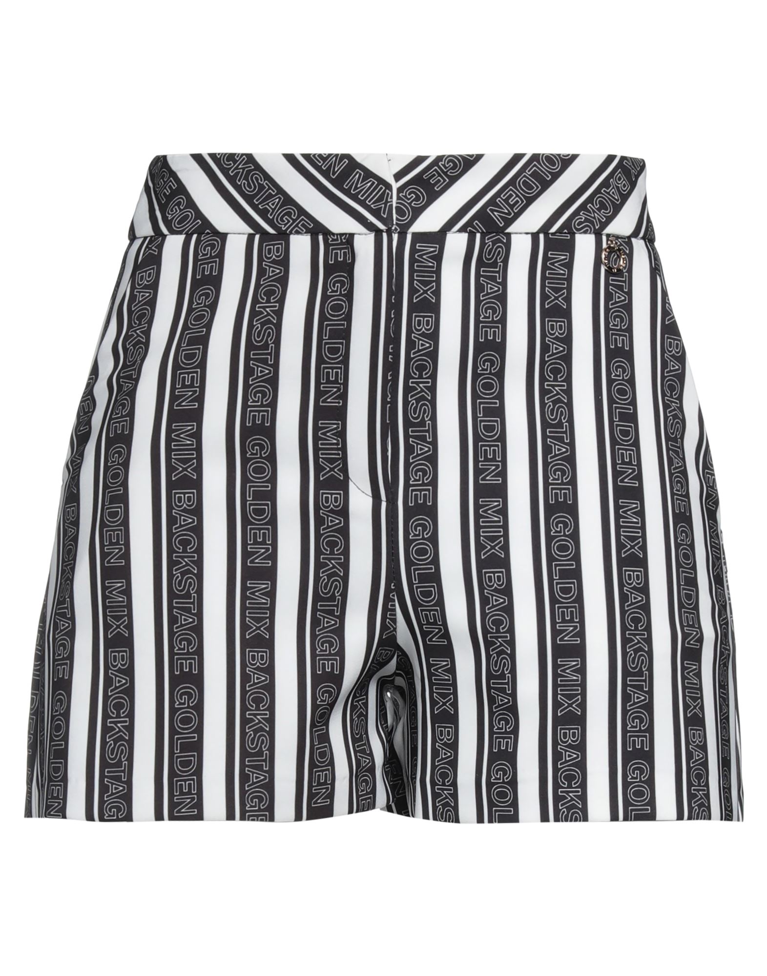 Relish Woman Shorts & Bermuda Shorts Black Size 4 Polyester, Elastane