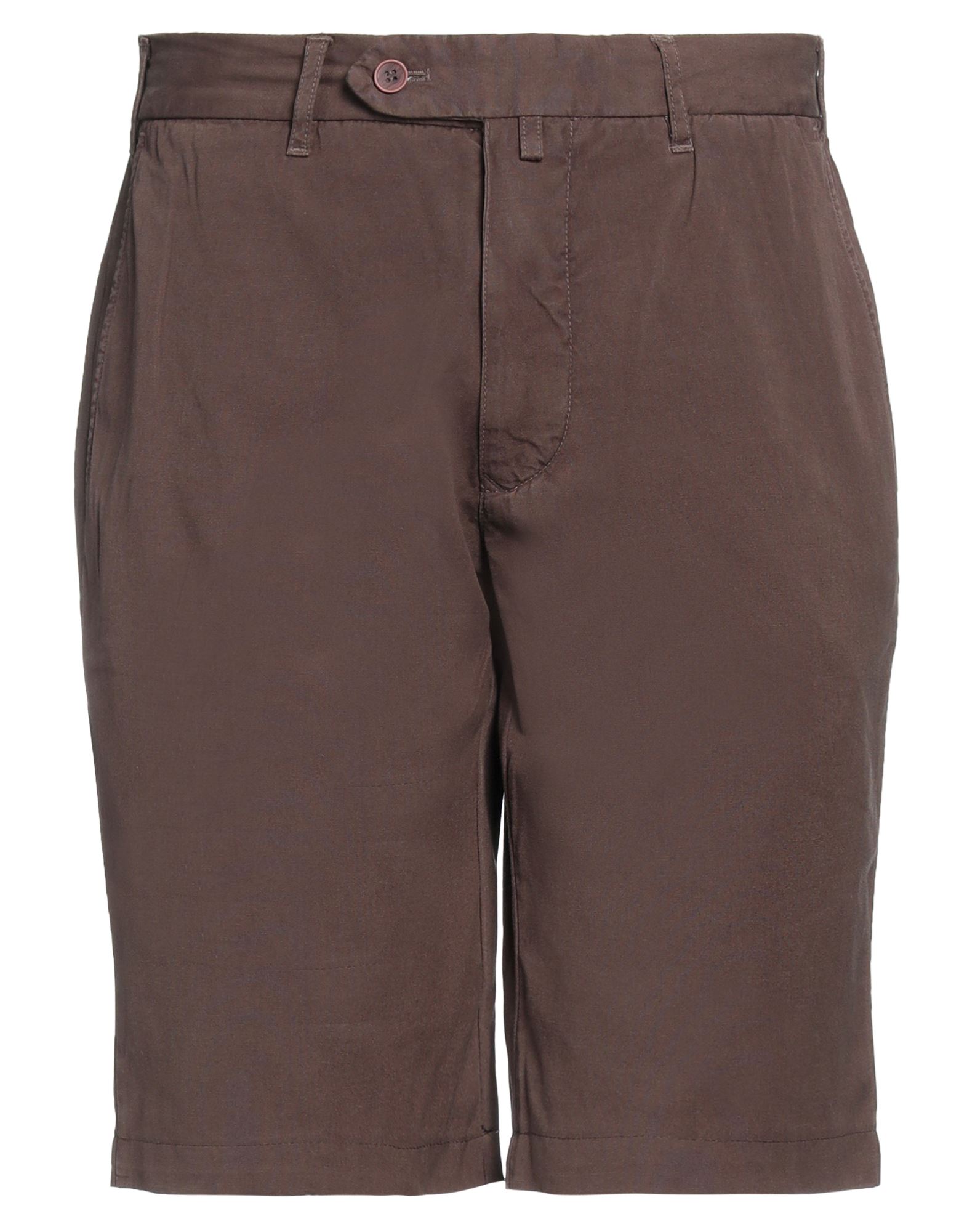 Addiction Man Shorts & Bermuda Shorts Brown Size 34 Cotton