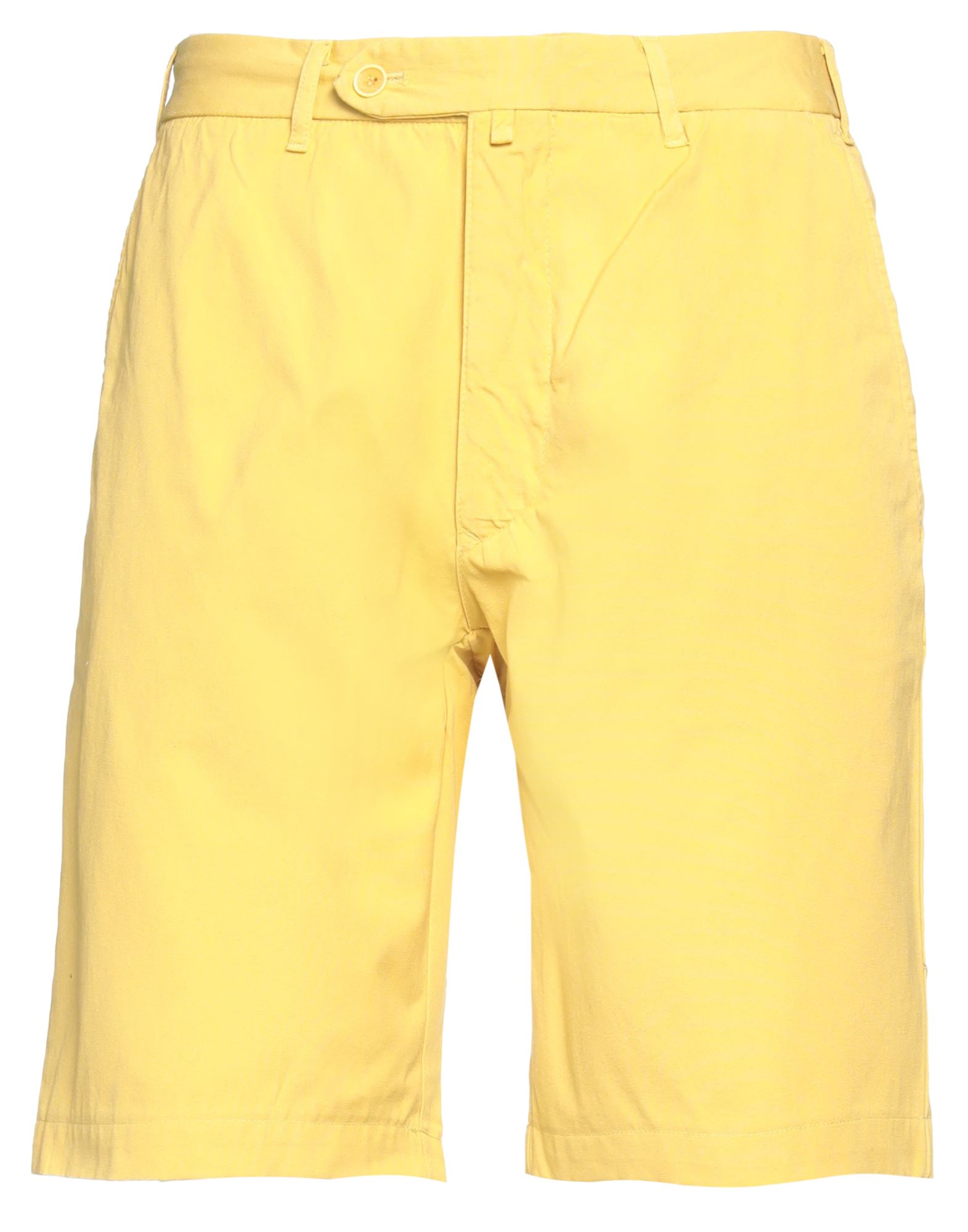 Addiction Man Shorts & Bermuda Shorts Ocher Size 38 Cotton In Yellow